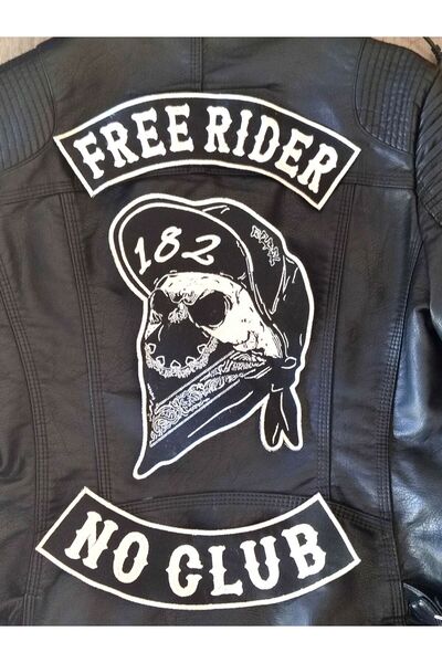 Özden Nakış LIVE TO RIDER MOTORCU SIRT PATCH