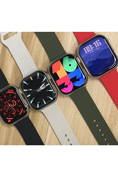 DERVİŞOĞLU Akılı Saat T 800 Apple Watch Ultura 1. Sınıf A Kalite Çift Kordon