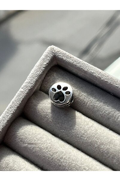 asaf Yuvarlak pati charm | gümüş kaplama