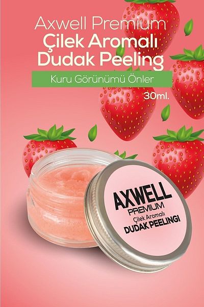 AXWELL PREMIUM Lip Care Peeling Strawberry Flavored 30ml