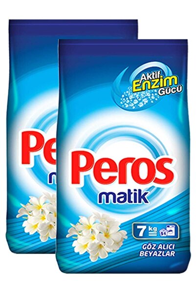 Peros Matik Göz Alıcı Beyazlar 7 Kg X 2 Adet