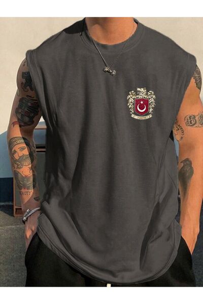 FAVORİST TURKEY - Men's Sleeveless Zero Sleeve Trend T-Shirt