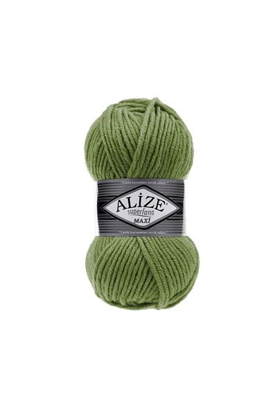 Alize Olive Green Superlana Maxi - Χοντρό Πλεκτό Σπίτι 620