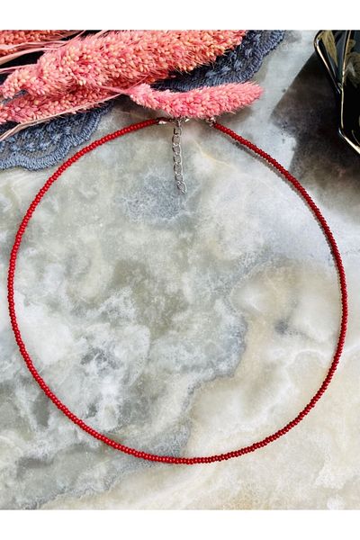 racoon atelier Bead Detailed Sand Necklace