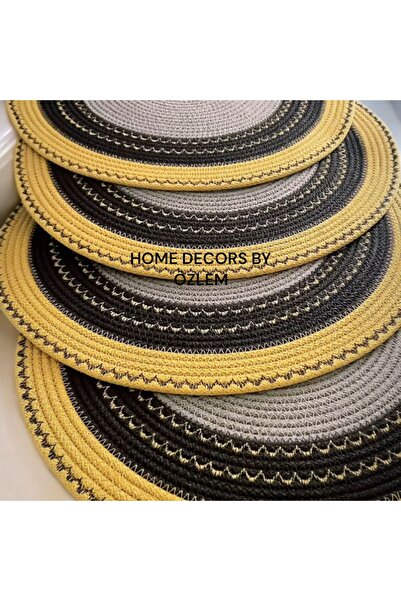 home decors by özlem 4-Person Plate Set - American Service, Tableware Organizer, Organizer, Presentation Plate Base