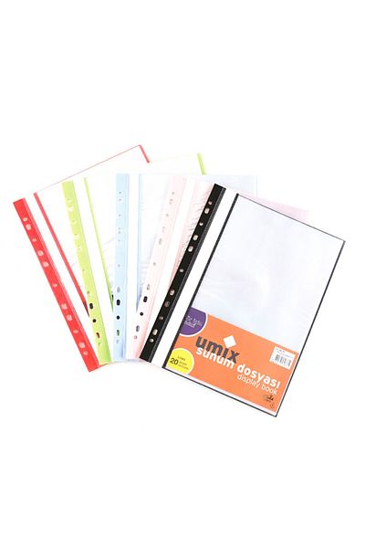 Umix 11 فتحة عرض ملف 10 قطع أحمر U1182-Kı /