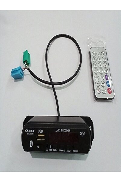 Class Renault Megan Clio 2 Için Tak Çalıştır Aux Usb Bluetooth Kit 50cm Kablolu