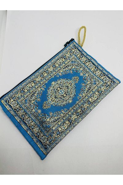 GALATA GIFT Portofel de damă de mărime medie - elegant, cu fermoar, căptușit, portofel pentru monede cu model Kilim 15x10