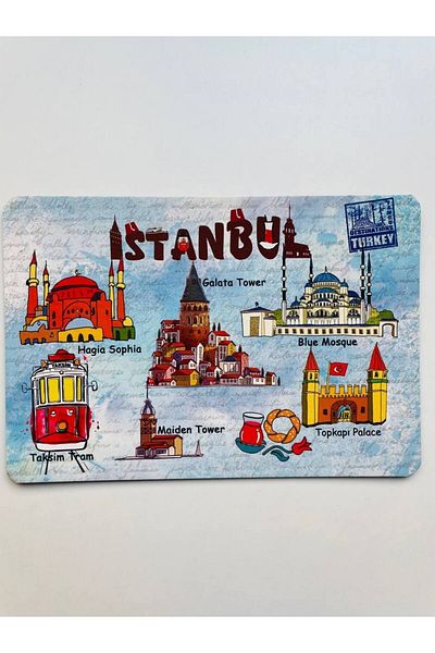 GALATA GIFT Καρτ ποστάλ με θέμα Istanbul, Nostalgic, Kraft, Κάρτα, Καρτ ποστάλ, 16*11cm