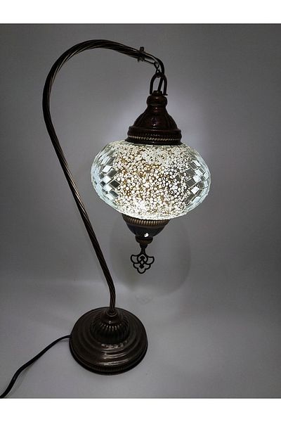 GALATA GIFT No: Three 18cm - Mosaic Lampshade and Walking Stick Table Lamp