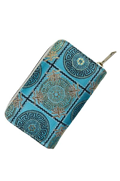 GALATA GIFT Жіночий гаманець з блискітками та блискавкою, гаманець-портфель з двома відділеннями для монет, 14*9 см