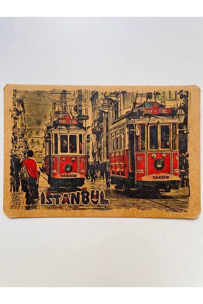 GALATA GIFT Θέμα Κωνσταντινούπολη, Νοσταλγικό, Kraft, Κάρτα, Καρτ ποστάλ, Καρτ ποστάλ, 16*11cm