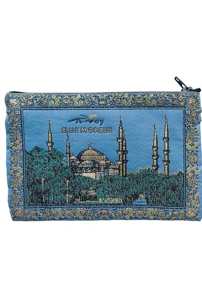 GALATA GIFT Women's Medium Size Wallet - Stylish, Zippered, Lined, Rug Patterned Coin Wallet 15x10