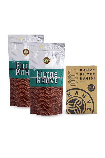 Kahve Dünyası Filter Coffee 250 Gr X 2 Filter Coffee Paper