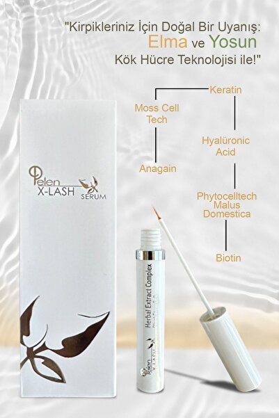 PELEN X-lash Organic Kirpik Serumu (KİRPİK VİTAMİNİ)