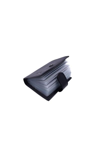 MKM MAN Mkm Genuine Leather Wallet with Transparent Card Holder Vertical Model