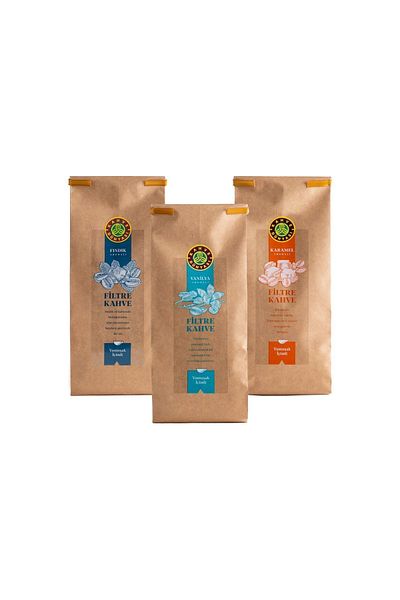 Kahve Dünyası 3-Piece Flavored Filter Coffee Van Furnace Snow