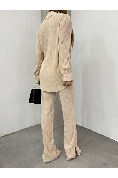 HİJABAYA Σετ πουκάμισο πιέτες και τοπ σετ