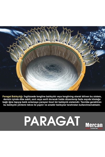 Mercan Standart Haki Yeşil 1 Kg Çile Misina