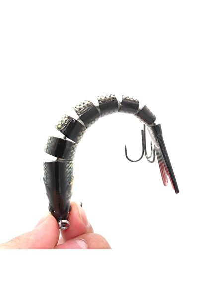 NELİEL 8 Eklemli 3d Görünümlü Spin Rapala 19gr 13,5cm Sahte Balık,maket Balık Wobblers Swimbaiti Yapaybalık