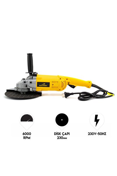 Dawreek 230mm 2200w Taşlama