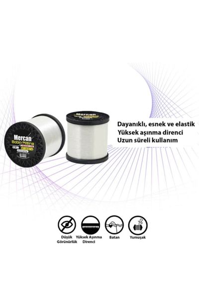 Mercan Net (1 Kg) White Coil Fishing Line