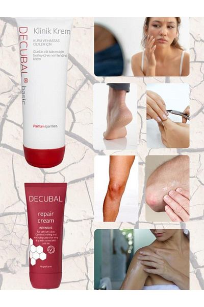 Decubal Clinical Cream for Dry and Very Dry Skin 250 ml and Repair Cream 100 ml