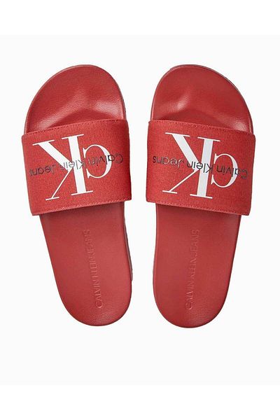 Calvin klein red sandals discount