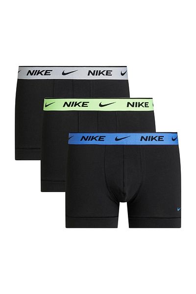 Nike Men's Nike Brand Logo Elastic Band Black Boxer Suitable for Daily Use 0000ke1008-hwv