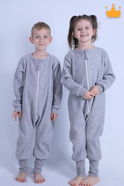 Begisa 2-8 Years Unisex Quilted Sleeping Bag - 1.5 Tog, Long Sleeve