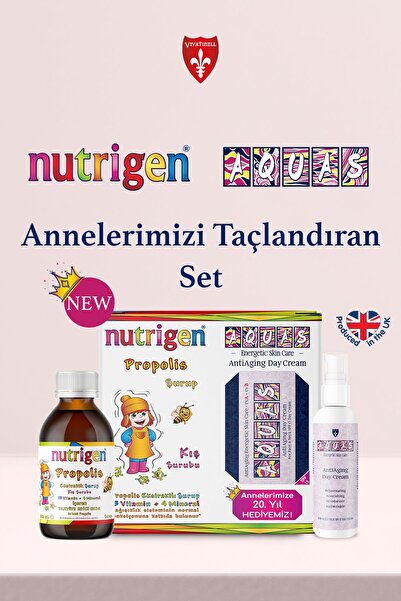 Nutrigen Aquas Enerjetik Spf15 Day Cream Hediyeli Nutrigen Propolis