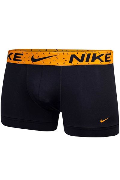 Nike Men's Black Boxers with Brand Logo and Elastic Band Suitable for Daily Use 0000Ke1156-2Nd
