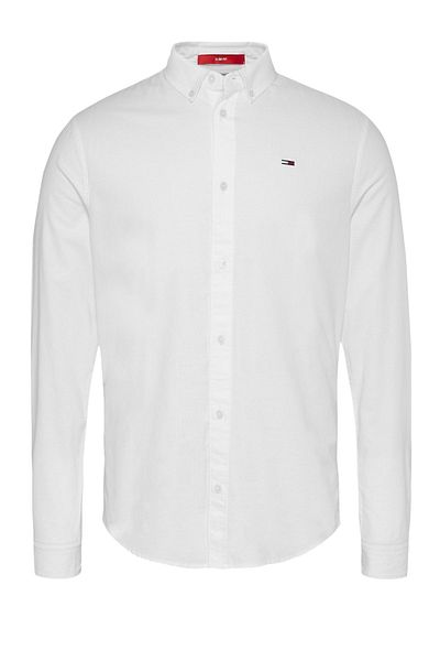 Tommy Jeans Men's White Shirt Dm0dm09594ybr-white
