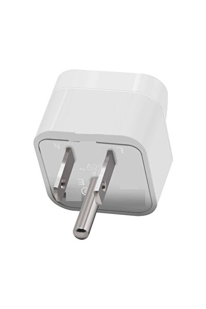 aogo Abd Priz Dönüştürücü 3 Pinli Fiş Adaptör Üniversal American Fiş Çevirici Type B Plug Adapter