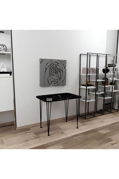 GZZ 60×90 Metal Ayaklı Mutfak Çalışma Bilgisayar Masası Yükseklik 70 Cm