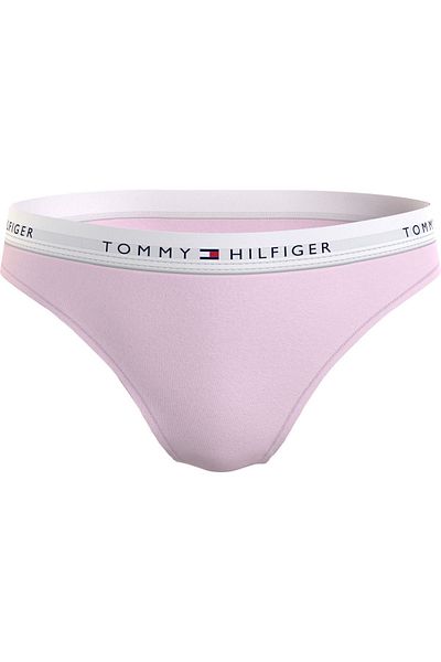Tommy Hilfiger سراويل داخلية نسائية باللون الوردي - مريحة وأنيقة، للاستخدام اليومي مع شريط مطاطي