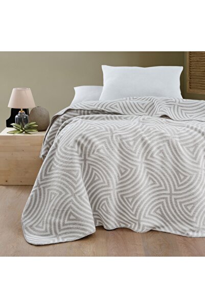 Schafer Beige Casilla Single Blanket - 150X200