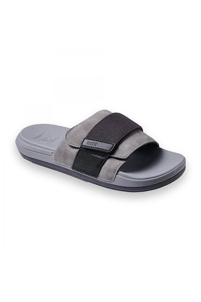 Reef Cj3710 - Ανδρικές παντόφλες Sojourn Grey, Single Band και Velcro Design