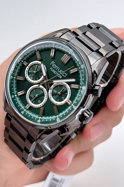 Ferrucci Function Steel Cord Men's Wristwatch