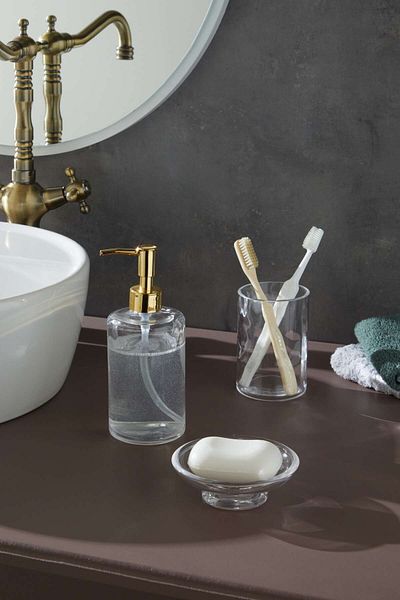 Glamis Selen Concept Clean Model Handmade Glass Bathroom Set Set of 3