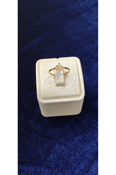 Yıldız Sarraf 14 Ayar Ince Kuzey Yıldızı Eklem Yüzüğü