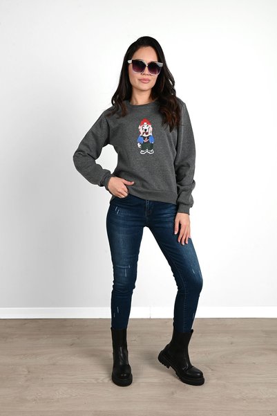 ADROM Women's Printed Sweatshirt 1636-24