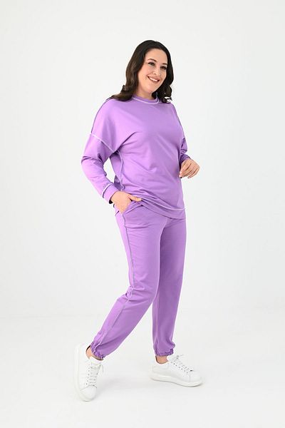 Koza Butik Γυναικείες φόρμες 8082 με ανάστροφη ραφή μεγάλου μεγέθους