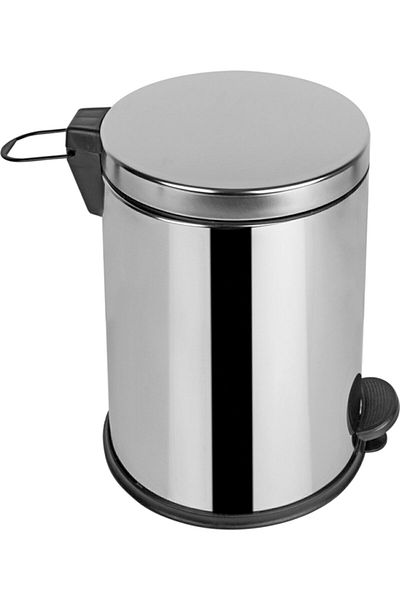Zilan Home Ανοξείδωτος Κάδος Απορριμμάτων Πεντάλ 12 lt
