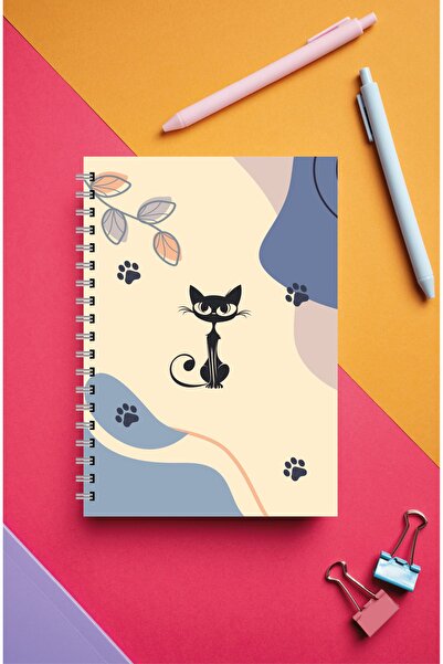 BULUT DİJİTAL Patily Notebook Series/School Notebook Striped /80 Sheets/18Cmx21Cm