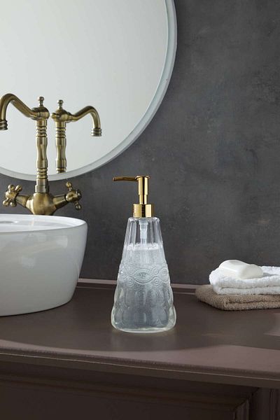 Glamis Selen Concept Idil Model Handmade Glass Liquid Soap Dispenser