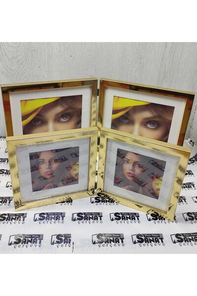 FON Cadru dublu combinat, cadru pătrat dublu, cadru dublu (15x15cm) Pachet PV...