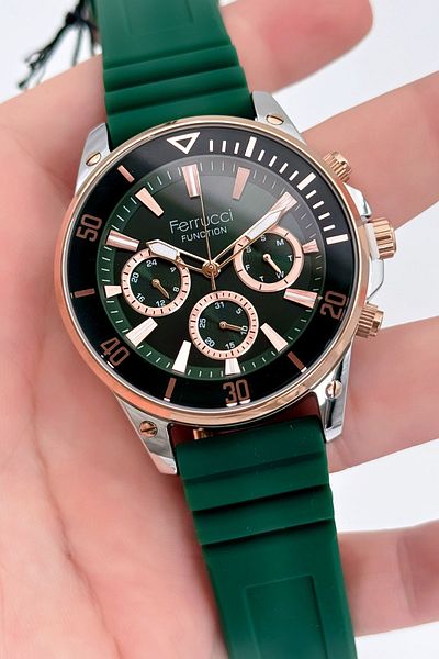 Ferrucci Function Silicone Cord Men's Wristwatch