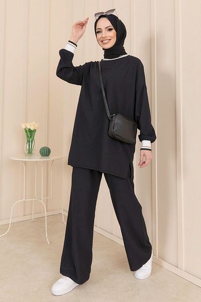 TOFİSA 11402-BLACK Tunic Trousers