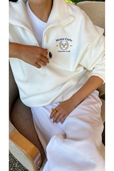 Jose Clothing Jose Club Limited Edition Serisi Fermuarlı Oversize Kesim Sweat...